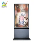Portable 55inch android digital signage slim computer stand touch screen lcd tv kiosk