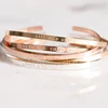 Latest fashion new design gold cuff bracelets and bangles for big wrist
