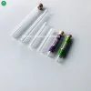 60ml 75ml 100ml Glass Test Tube Cigar Tube with Cork Lid for Prerolled Cones Packaging