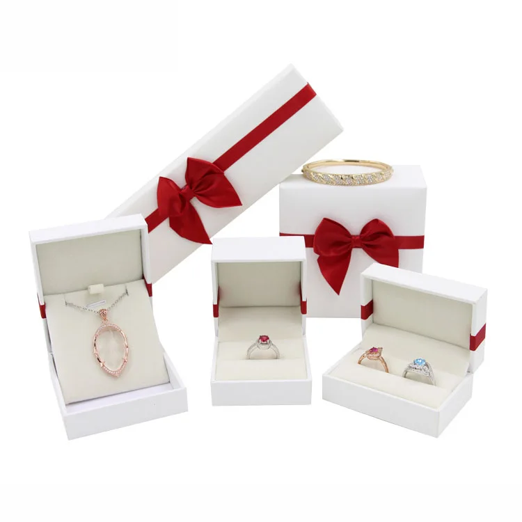 white paper jewelry packing box,custom logo printed paper