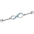 Jewellery Industrial Barbell Surgical Steel Jewellery With Crystals