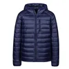 Padded breathable ultra light winter coat puffer down jacket for men