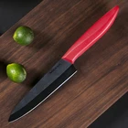 2018 Hot Selling 4 inch Black Blade Ceramic Kitchen Carving Paring Fruit Knife with Safety Sheath Cover
