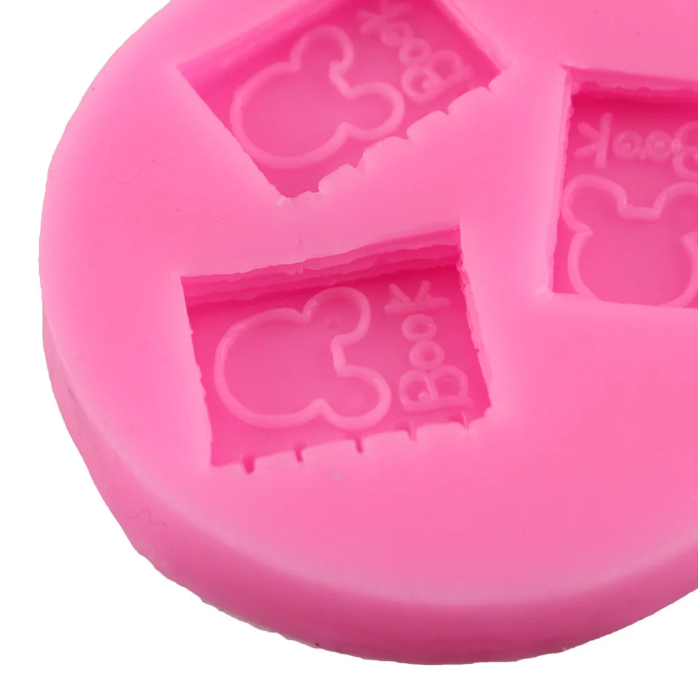 Food grade silicone cake mould handmade soap mold silicone 3D mode chocolate chip Mickey Mouse notebook taobao 1688 agent