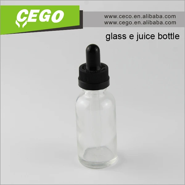 工場出荷時の価格蒸気ジュースリキッド15ml30mlejuice付き黒いガラス瓶明らか子リング仕入れ・メーカー・工場