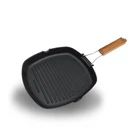 Nice design Stocked die casting aluminum square grill pan