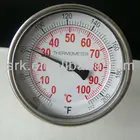 0 to 100 degree Industrial dial bimetal thermometer