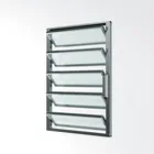 Toilet Hurricane Impact Aluminum Jalousie Window Glass Louver Shutters Window