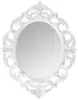 /product-detail/kole-charming-white-plastic-frame-oval-glass-vintage-wall-mirror-60786317105.html