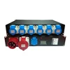 2U rack case pack power splitter switchboard for pro audio