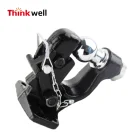 Factory Price Black Painted Tow Pintle Ball Mount with 2" Hitch Ball