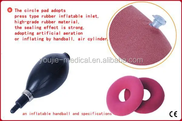 Hemorrhoid Pillow ABS and PVC Material Hemorrhoid Cushion Easy To Inflate  and Prevent Air Leakage for