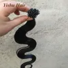 Hot selling Good Quality full cuticle aligned Keratin Body Wave I-Tip Remy Human Hair Extension