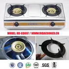 2 burner electric gas cooker/gas stove/gas stove oven (RD-GD097)