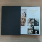 Light environmental friendly 10*10'' photo album black paper