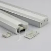 surface mounted led light channel t-slot aluminum profile for 3014 led strip heat resistence 3 lighting direction