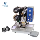 Electric hot foil ribbon plastic bags batch number expire date printing machine