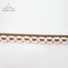100% 100% Cotton Lace 100% Cotton Lace Trim Cluny Lace Flower Trimmings