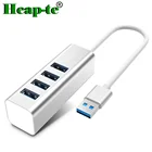 Aluminum USB HUB 3.0 External 4 Port Portable OTG HUB USB Splitter For Macbook Laptop PC Tablet Computer Accessories