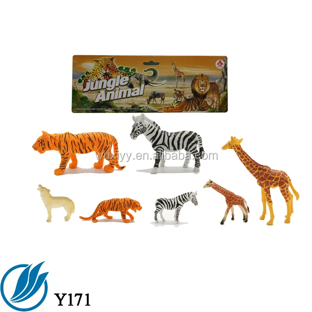 holiday gift plastic family animal model toys christmas gifts