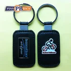 Pinsback keychain metal custom new design leather metal Keychain Maker Manufacturers In China