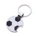 Manufacture custom metal key ring football keyring