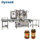 Industrial automatic customized canned dill pickle pickled vegetables packing packaging machine with mixer