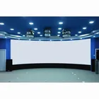 3D Curved Frame Front and Rear Projection Screen