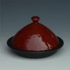 russetish cookware casserole antique clay pot moroccan tagine