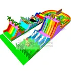 Adult Inflatable obstacle course equipment / Inflatable fun city playground for sale