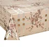 china suppliers supply Waterproof high-end pvc flower pattern table cloth