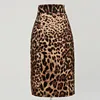 wholesale pencil skirt leopard print 40's 60's women pinup clothing hippie boho kleidung pin up dropship