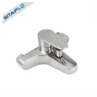 wall mounted bathtub rain bath and shower faucet mixer tap set for bathroom
