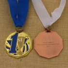 Custom 2D soft enamel 1 first honor metal medal
