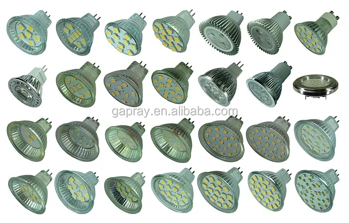 CE RoHS 100-240V AC glass led spotlight GU10