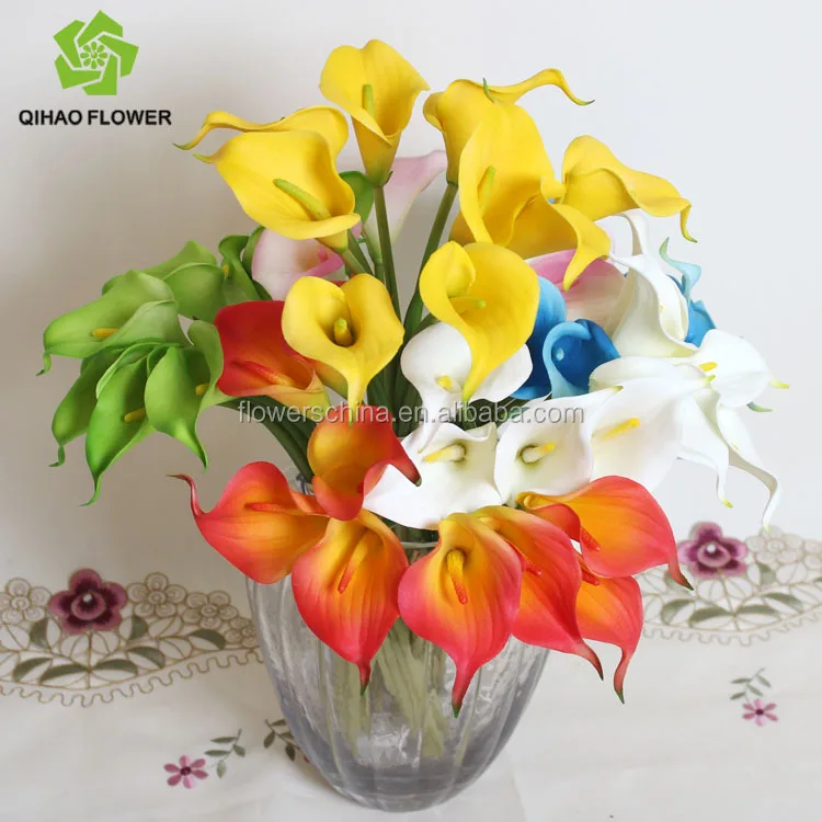 Dubai Fresh Flower Importers Calla Lily Artificial Flower For Hotel