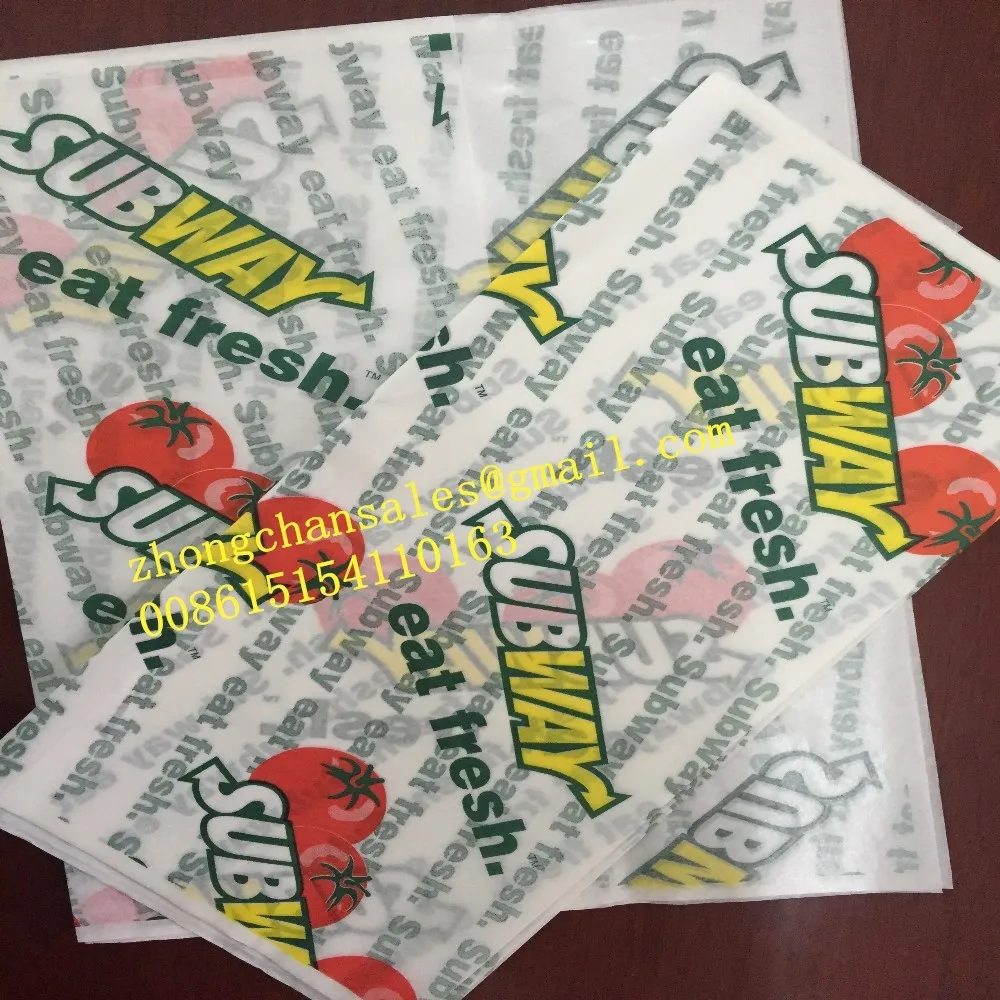 Zhongchan Brand Food Wrapping Paper,Food Grade Hot Dog Paper,Butcher