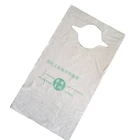 custom printed recyclable adult bibs with pe material
