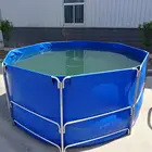 Metal Frame self-stand foldable PVC water bladder tank fish tank