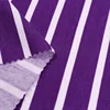 Great quality knitting single jersey stretch stripe spun poly fabric