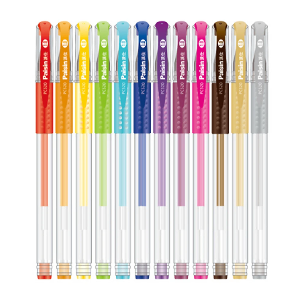 100 color gel pens