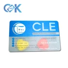 Top quality custom transparent pvc card material inkjet pvc id cards black pvc card