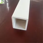 Custom Made 40mm Specification and PVC Material Square Plastic pipe