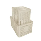 stackable plastic fruit and vegetable crate