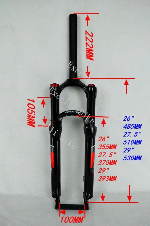 26 27.5 29inc Air Shocking Fork Magnesium Alloy Moutain Bike Fork23