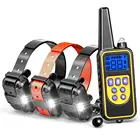 2018 Amazon Top electronic shock pet trainer waterproof dog training collar 800m for 3 dogs