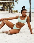 OEM Fancy colors big chest women swimwear plus size swimsuit