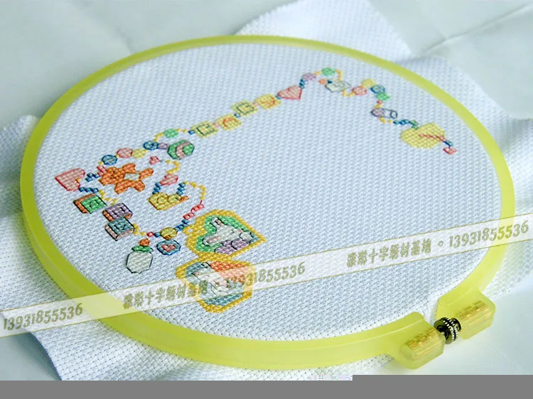 purple China tambour colorful embroidery frames plastic hoops frosted embroidery hoop craft hoops cross stitch 15cm 21cm