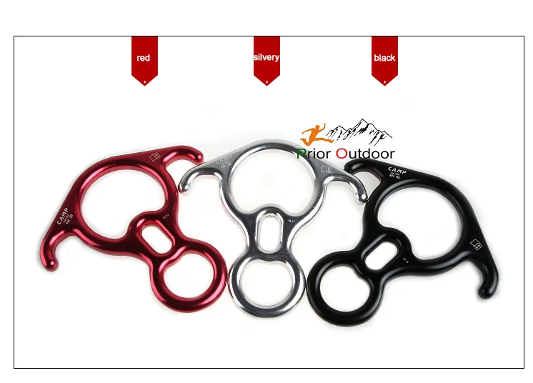 Drop Device Climbing Products EAR Figure Eight fall arrester 32KN Climbing Figure 8 Descender