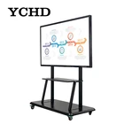 86 inch multi touch screen display interactive smart panel